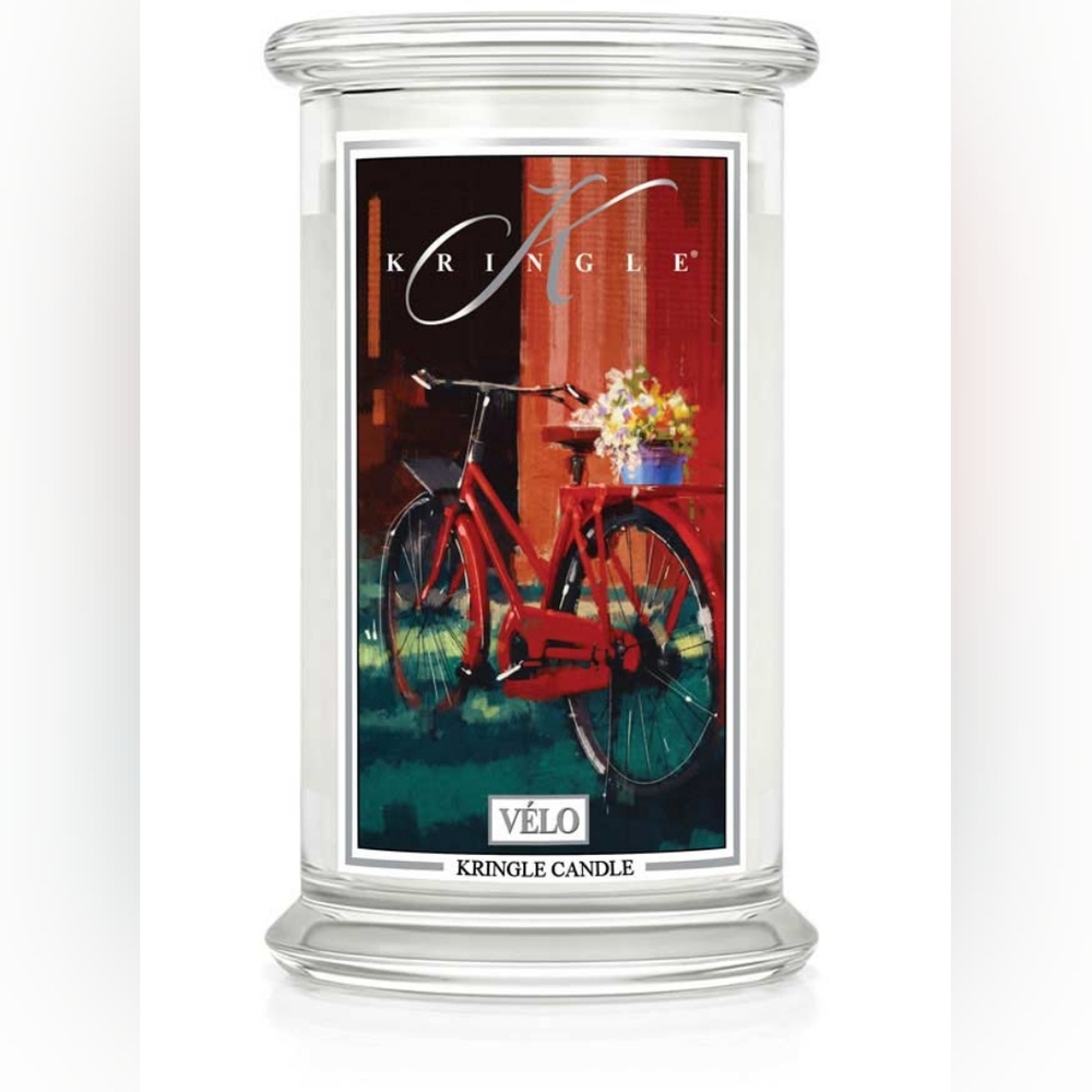 Kringle Candle Velo Large 22oz 2-wick 100% Soy Tumbler Jar NEW
